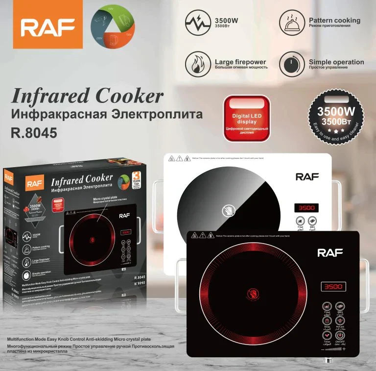 RAF Electric Stove R.8045 – 3500W Infrared Cooker |
