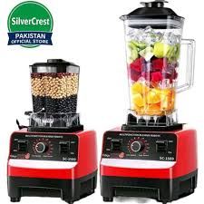 Silver Crest SC-1589 Blender & Grinder – 4500W Heavy Duty Kitchen Machine |