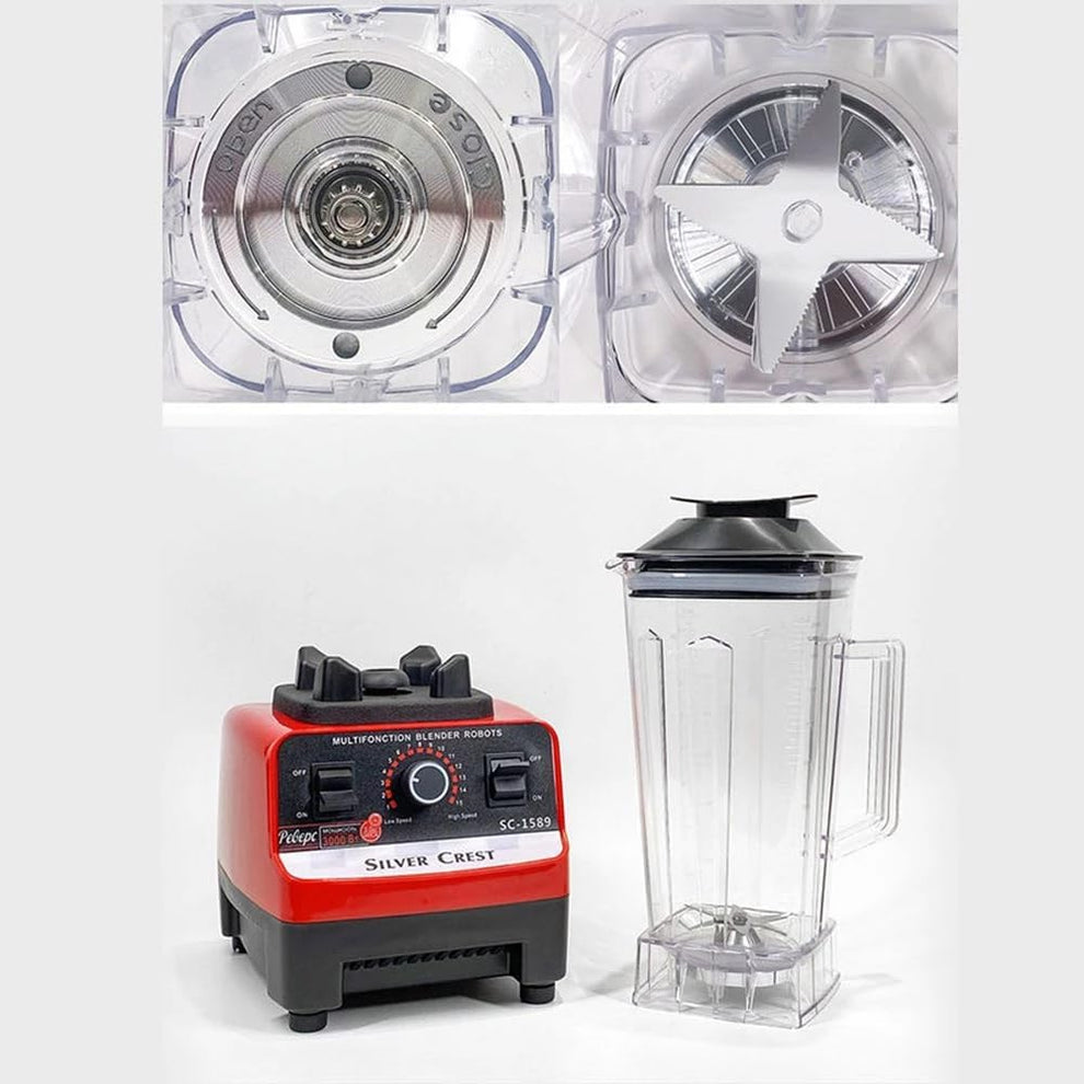 Silver Crest SC-1589 Blender & Grinder – 4500W Heavy Duty Kitchen Machine |